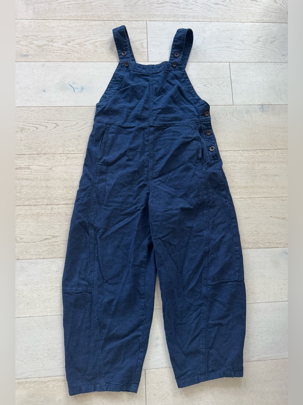 TOAST uk british jumpsuit overall blue hemp blend 12